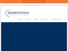Tablet Screenshot of midwesterninsurance.com